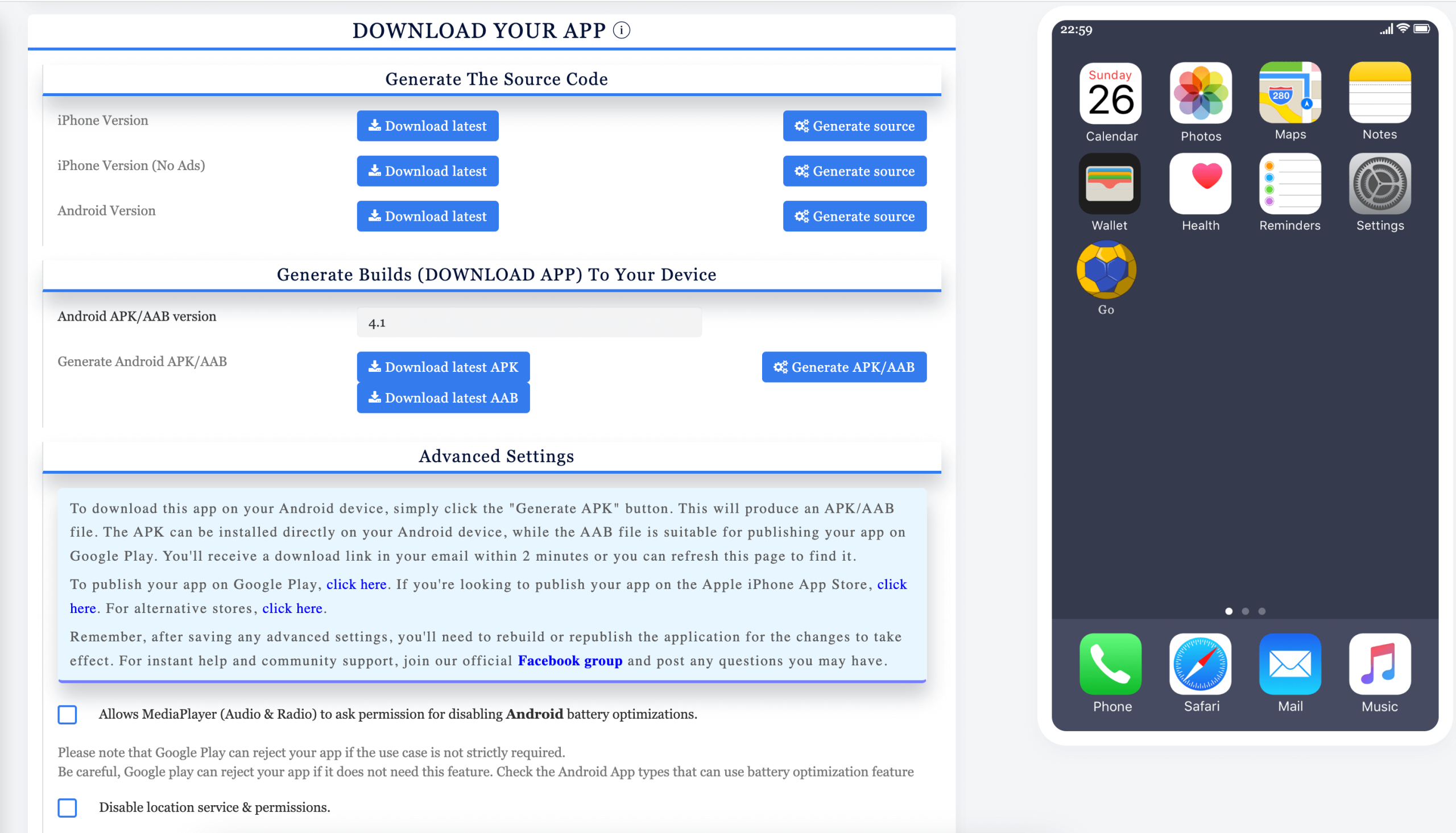 How to Update Your App SDK To Target Android API Level 35 4 Test Your App on Actual Devices using Appbuilder24 App Maker - Android API Levels