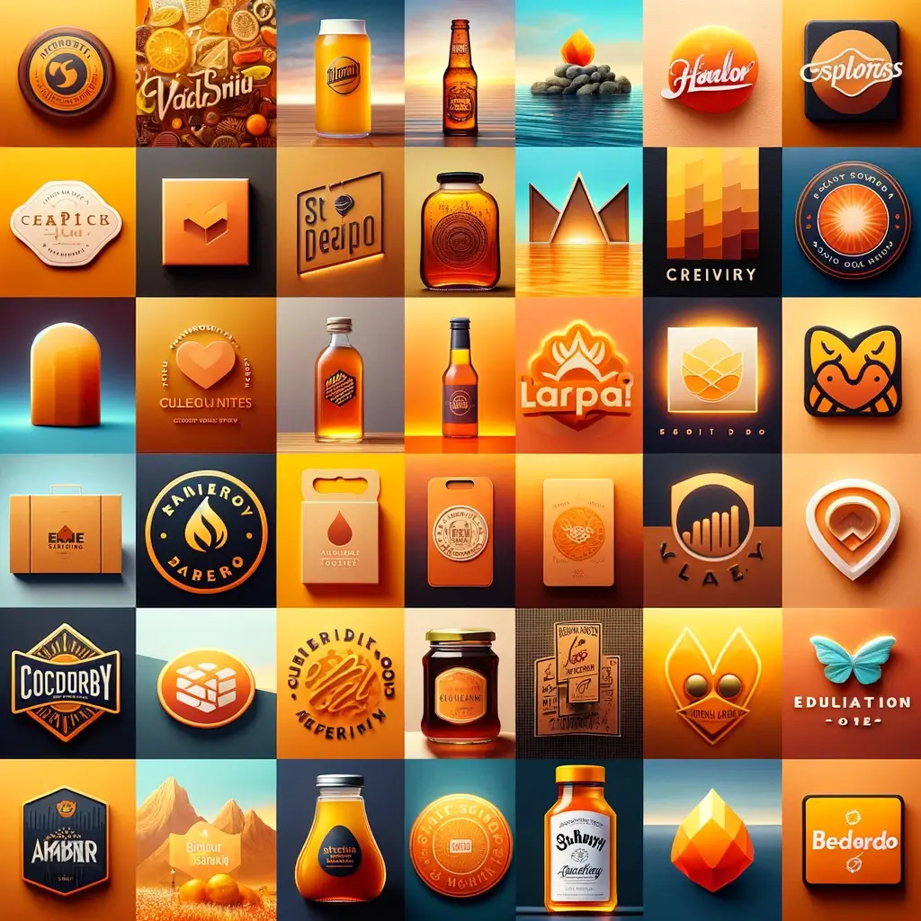 Amber Color: Science, Properties and HEX Code Explained 7 Amber in Branding