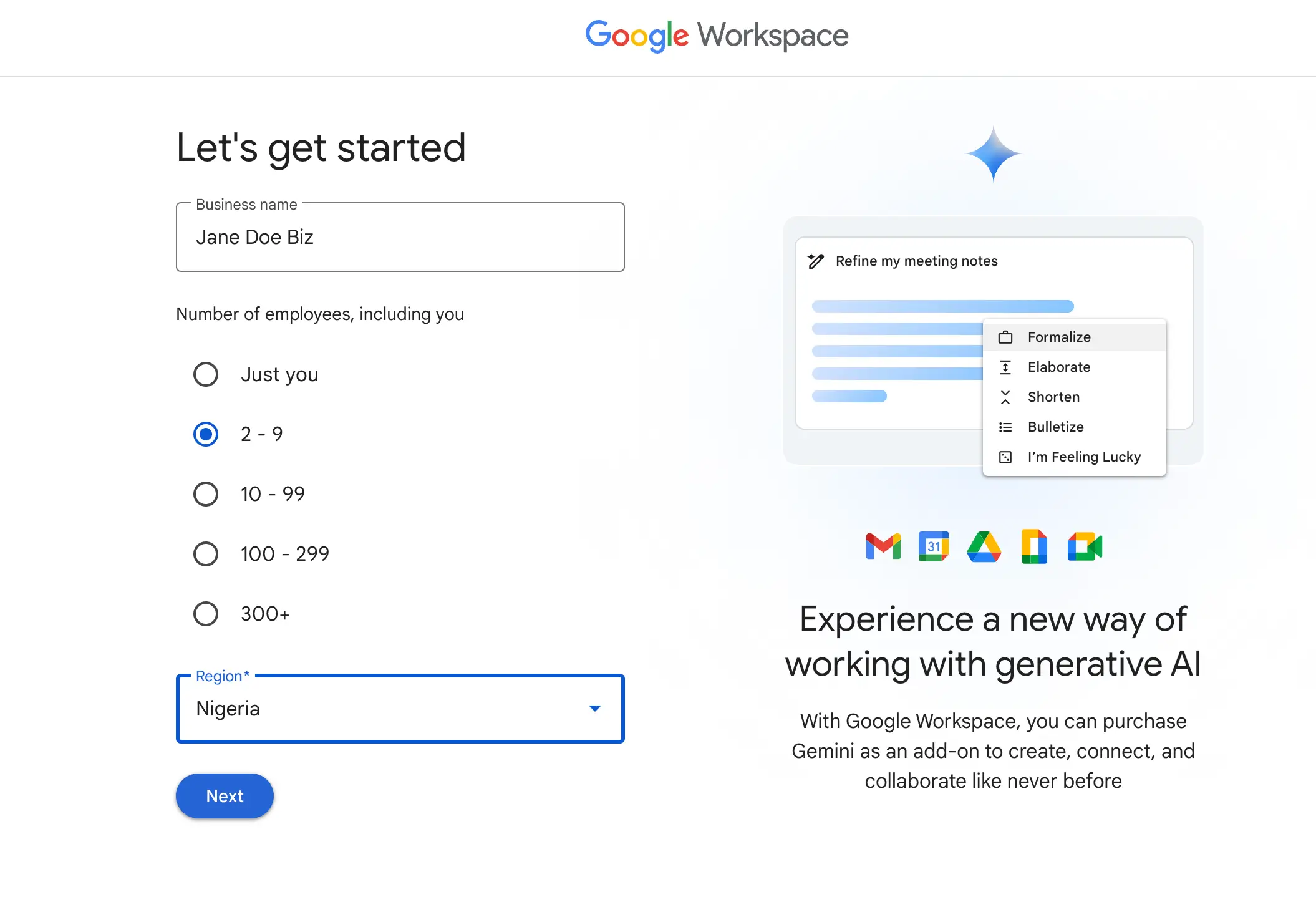 Google workspace