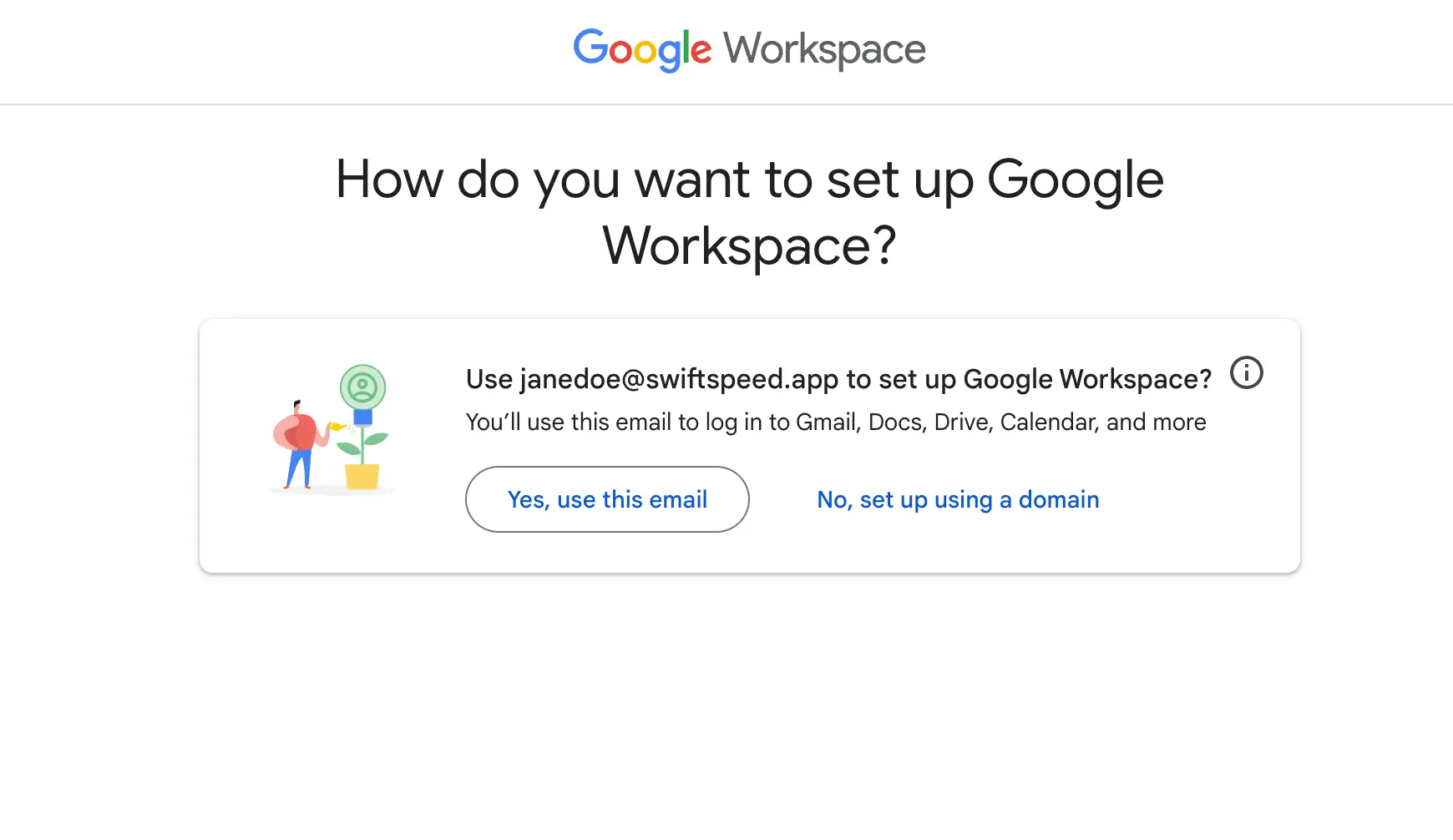 How Google Workspace Can Help Skyrocket Business Productivity 4 Signing Up for G Suite - Google Workspace