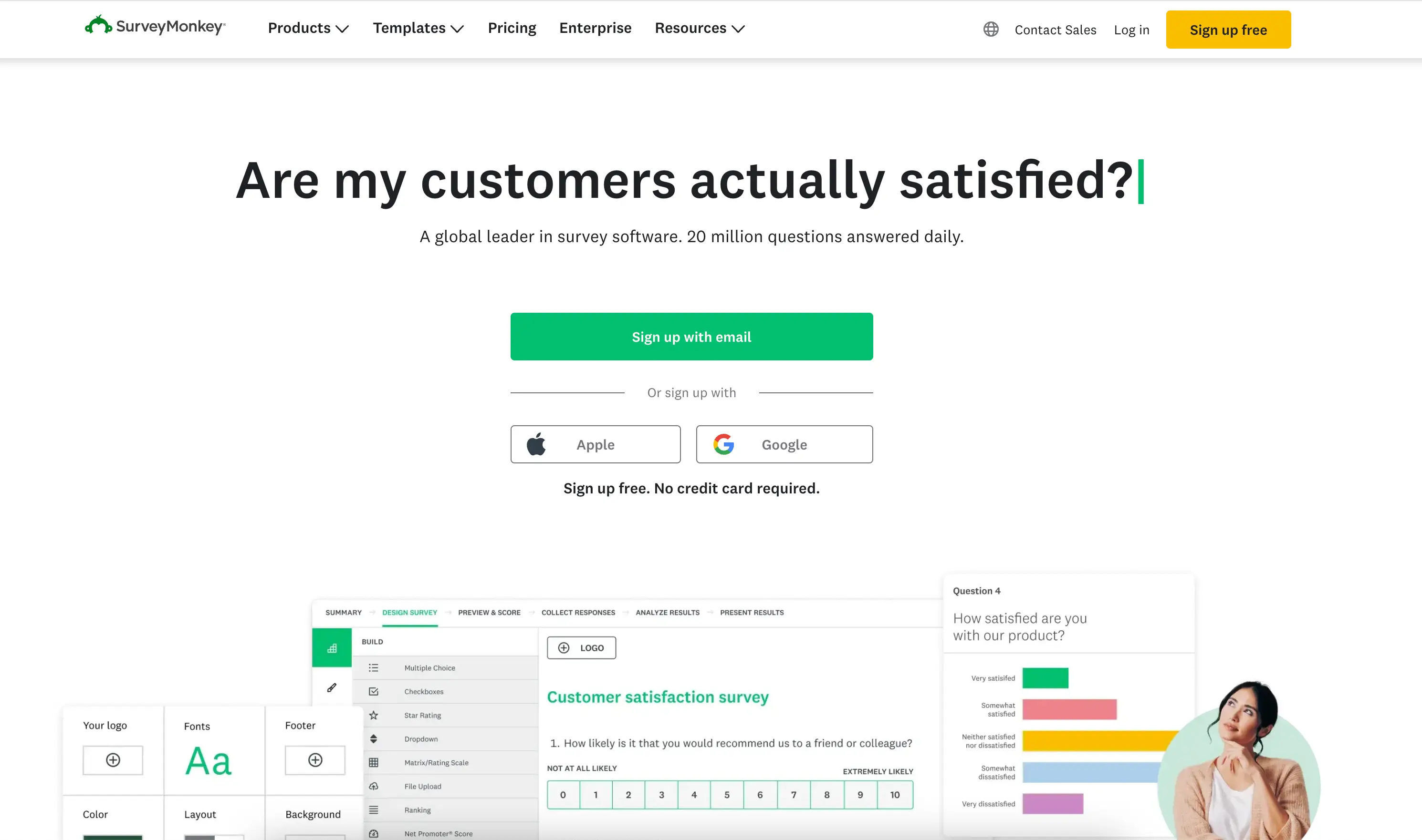 SurveyMonkey form builder image