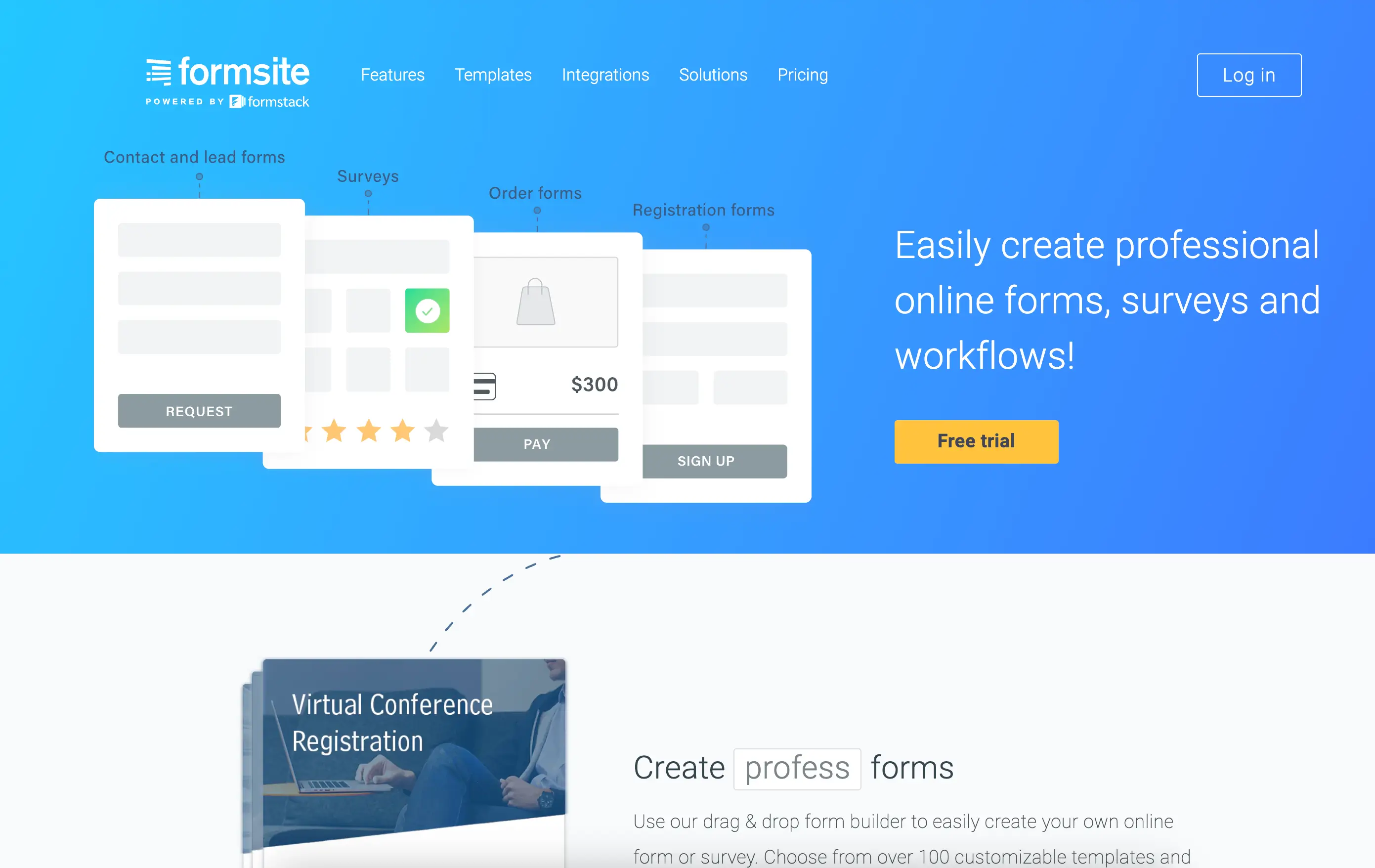 Formsite form builder image